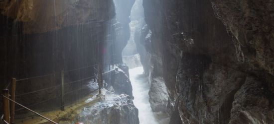 Wasserfälle in der Partnachklamm Garmisch erleben