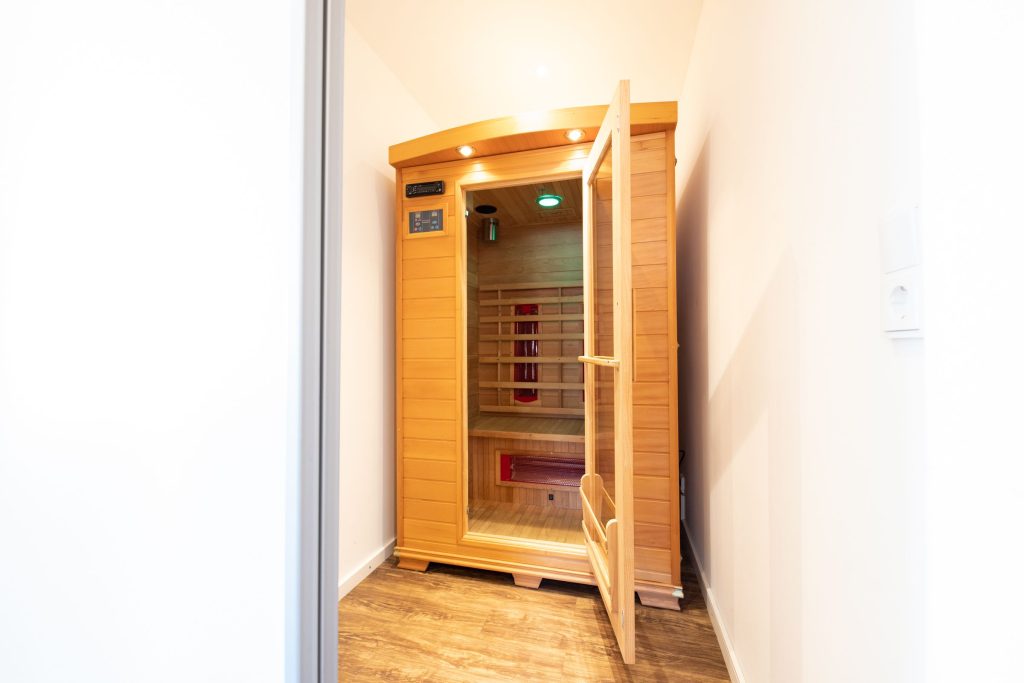 Sauna in Ferienwohnung in Garmisch-Partenkirchen