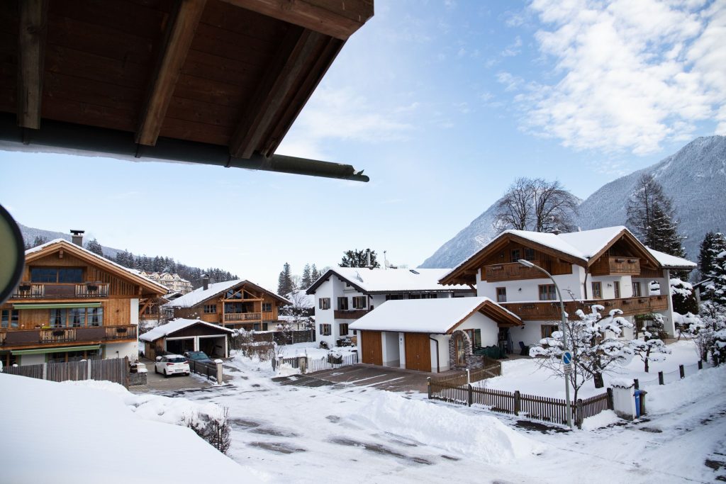 Umgebung und Aussicht in Ferienwohnung in Garmisch-Partenkirchen