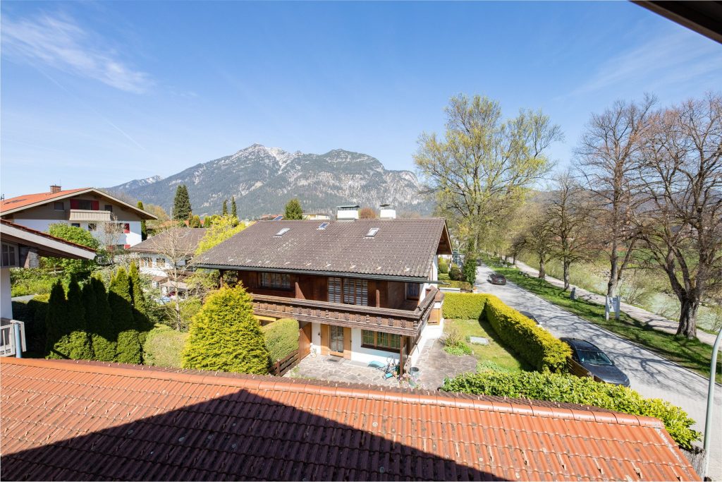 Blick von der Ferienwohnung in Garmisch-Partenkirchen