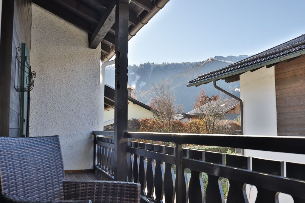 Blick vom Balkon von Ferienwohnung in Garmisch-Partenkirchen