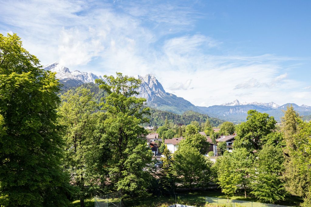 Die Berge von Garmisch-Partenkirchen