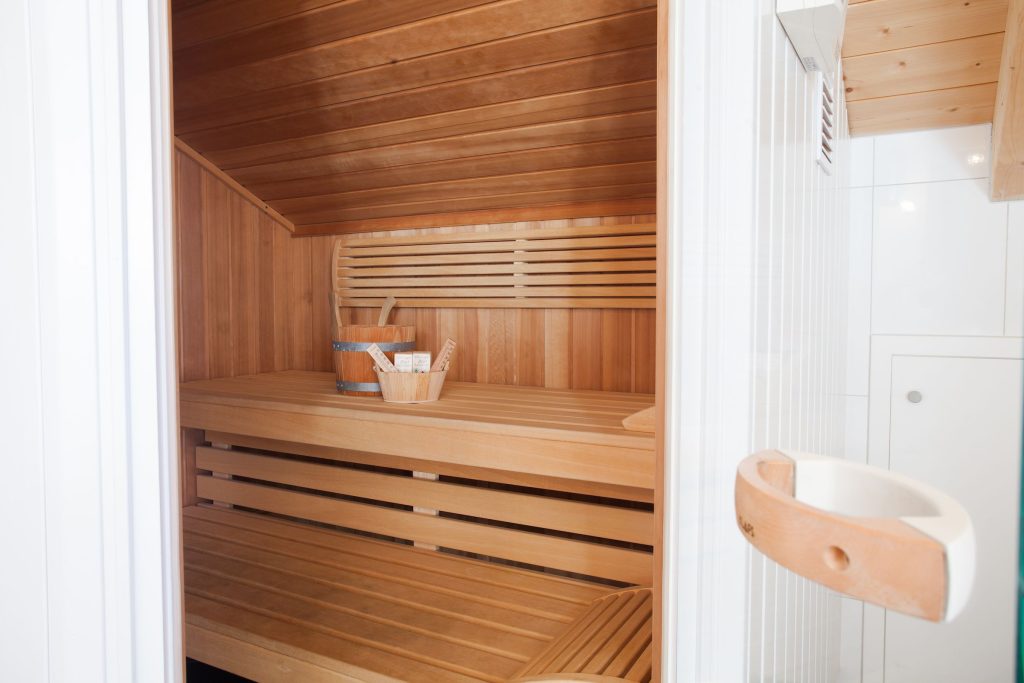 Sauna in Ferienwohnung in Garmisch-Partenkirchen