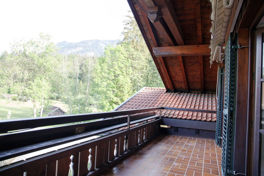 Balkon in Ferienwohnung in Garmisch-Partenkirchen