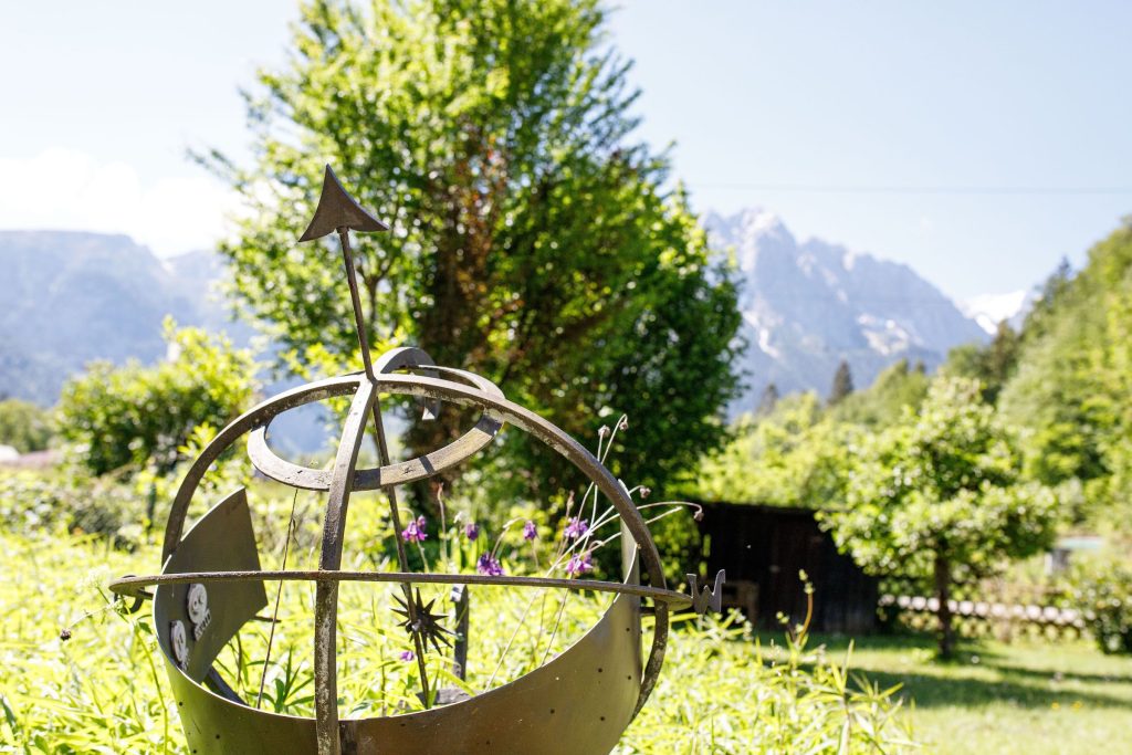 Außenbereich in Ferienwohnung in Garmisch-Partenkirchen