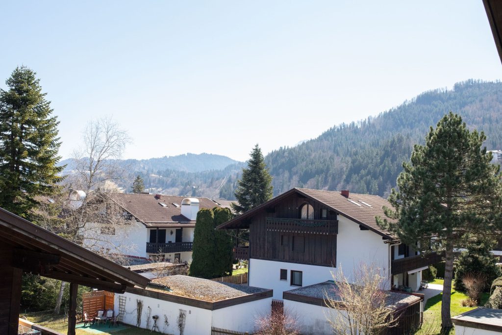 Berglandschaft in Ferienwohnung in Garmisch-Partenkirchen