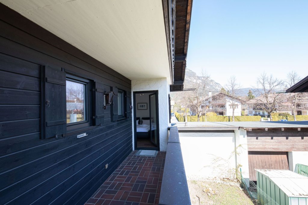 Balkon in Ferienwohnung in Garmisch-Partenkirchen