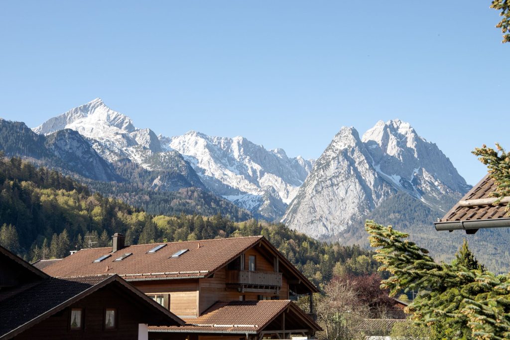 Berglandschaft in Ferienwohnung in Garmisch-Partenkirchen