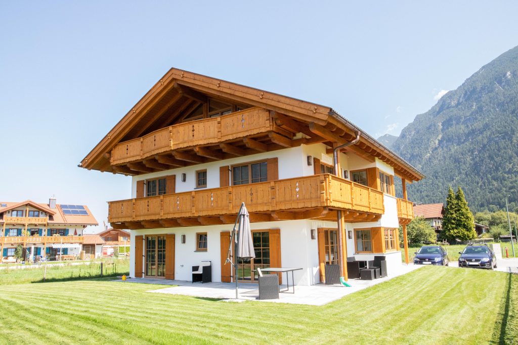 Haus Ansicht in Ferienwohnung in Garmisch-Partenkirchen