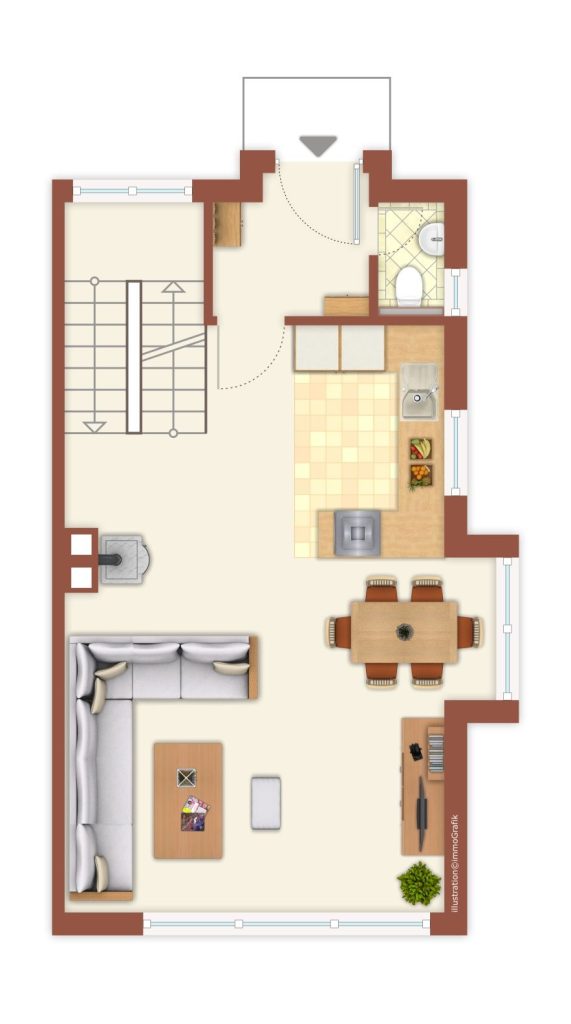 Grundriss in Ferienwohnung in Garmisch-Partenkirchen