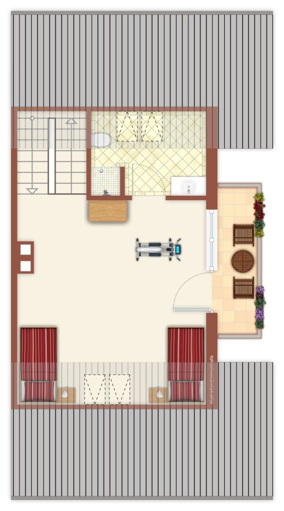 Grundriss in Ferienwohnung in Garmisch-Partenkirchen