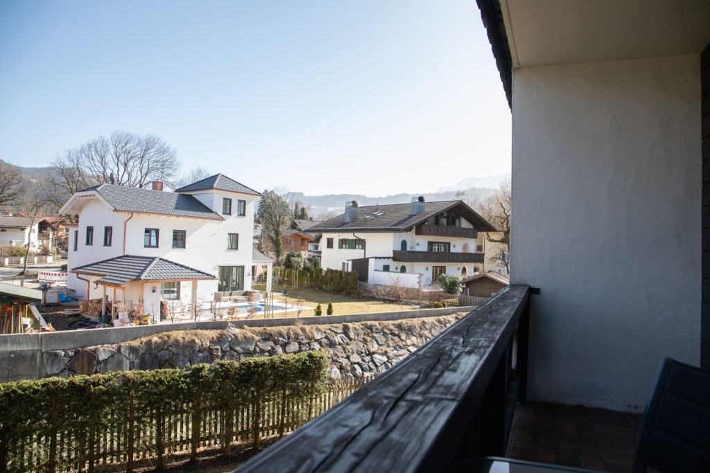 Balkon in Ferienwohnung in Garmisch-Partenkirchen