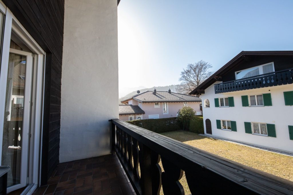 Balkon in Ferienwohnung in Garmisch-Partenkirchen