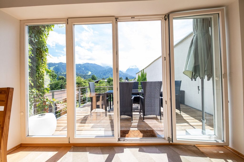 Ausblick  in Ferienwohnung in Garmisch-Partenkirchen