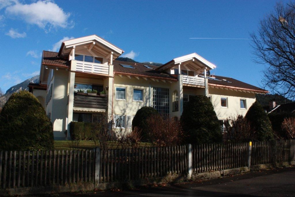 Haus von außen in Ferienwohnung in Garmisch-Partenkirchen