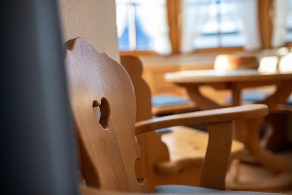 Sitzmöglichkeit in Ferienwohnung in Garmisch-Partenkirchen