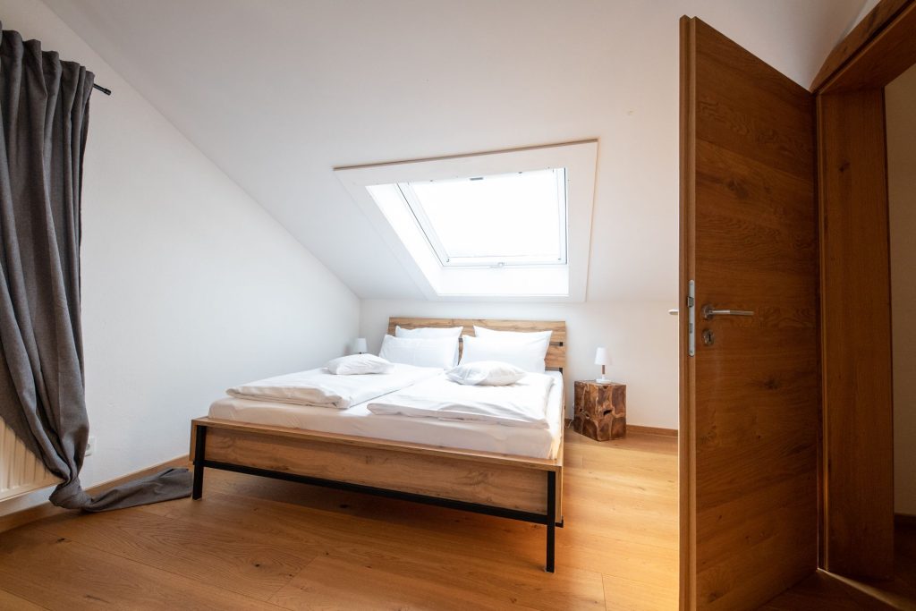 Eingang zum Schlafzimmer in Ferienwohnung in Garmisch-Partenkirchen